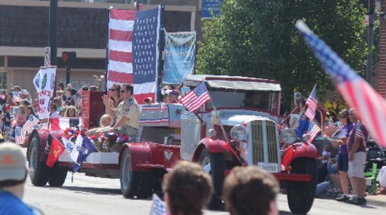 Fairborn’s parade and block party for Fourth of July in 2017. STAFF PHOTO