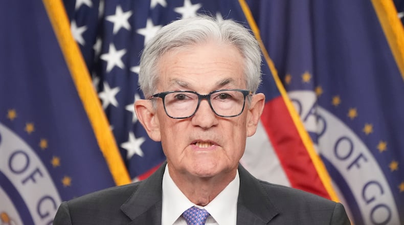 Federal Reserve Chair Jerome Powell speaks at the Federal Reserve, Wednesday, Dec. 10, 2025, in Washington. (AP Photo/Jacquelyn Martin)