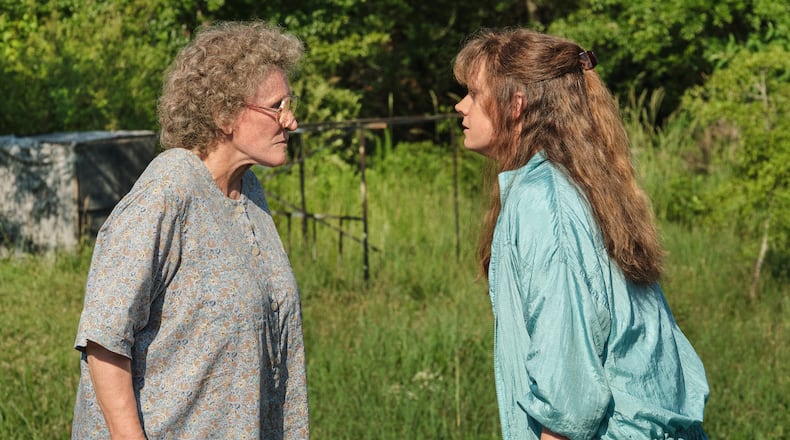 Glenn Close (let as Mamaw) and Amy Adams (as Bev) in "Hillbilly Elegy." The film, directed by Academy Award winner Ron Howard, spent a week filming in Middletown in August 2019.  LACEY TERRELL / NETFLIX