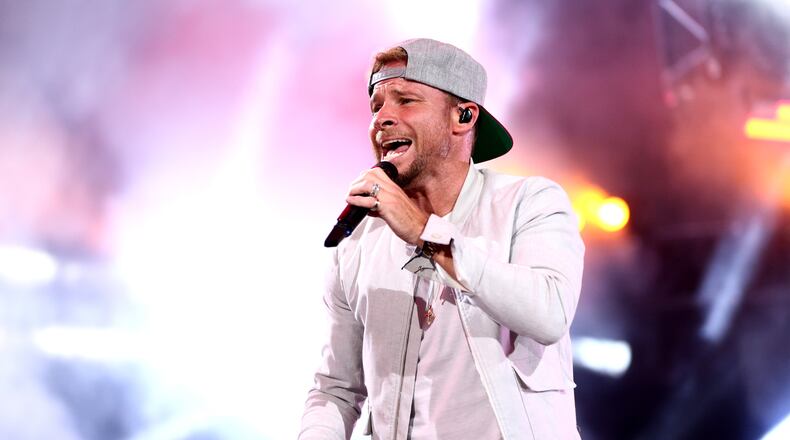 LOS ANGELES, CA - JUNE 02:  (EDITORIAL USE ONLY. NO COMMERCIAL USE)  Brian Littrell of music group Backstreet Boys performs onstage during the 2018 iHeartRadio Wango Tango by AT&T at Banc of California Stadium on June 2, 2018 in Los Angeles, California.  (Photo by Rich Polk/Getty Images for iHeartMedia )