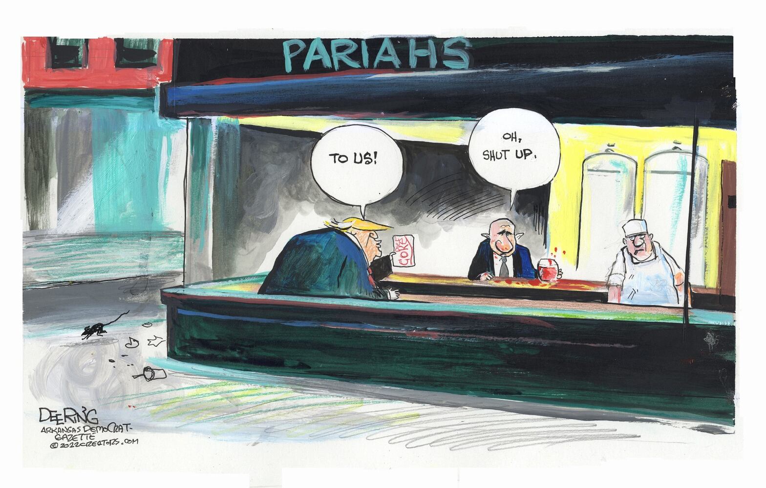 WEEK IN CARTOONS: Dinner with Trump, World Cup and more