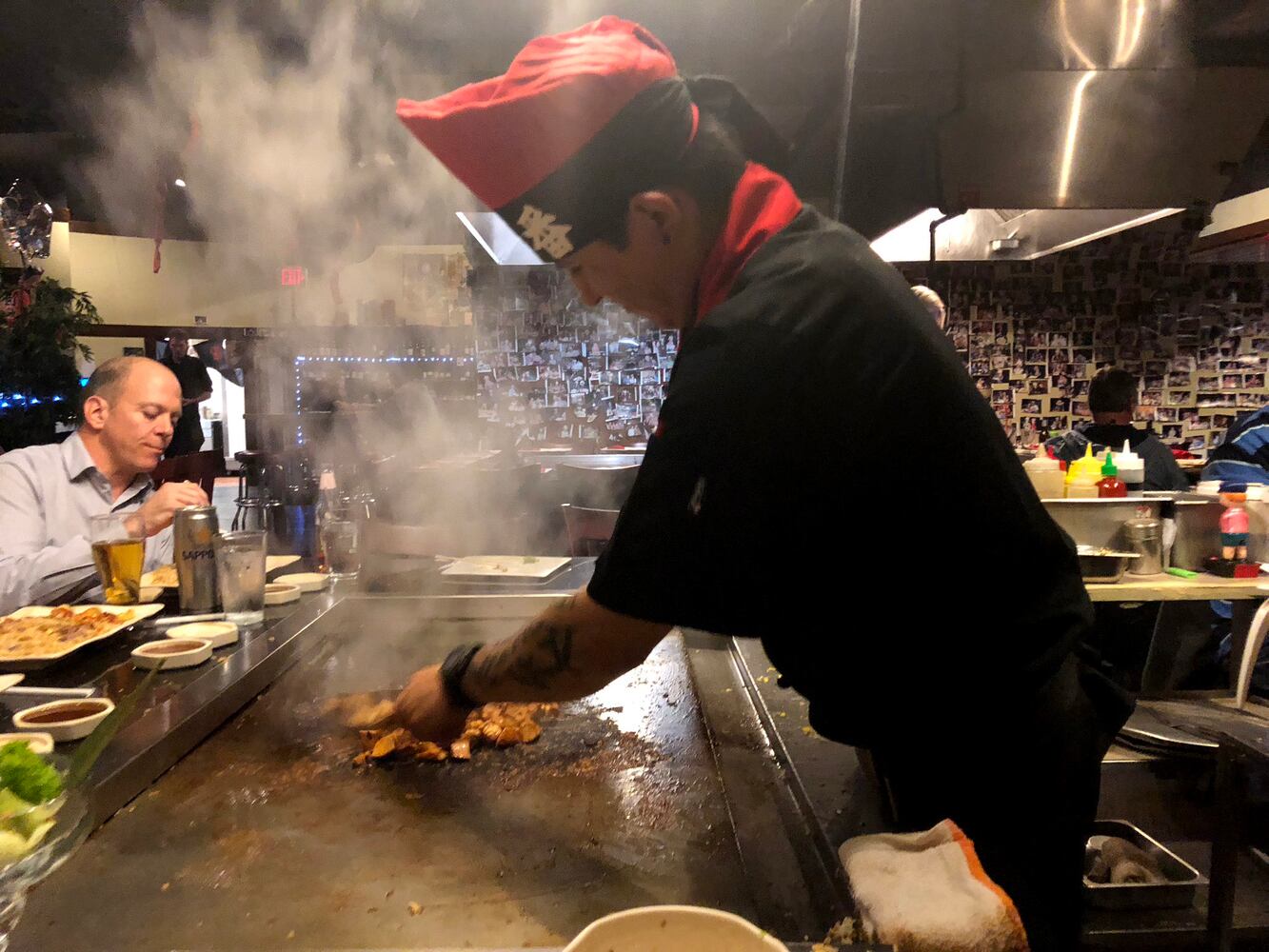 FLAME ON! Photos of dinner at Osaka Japanese Steakhouse