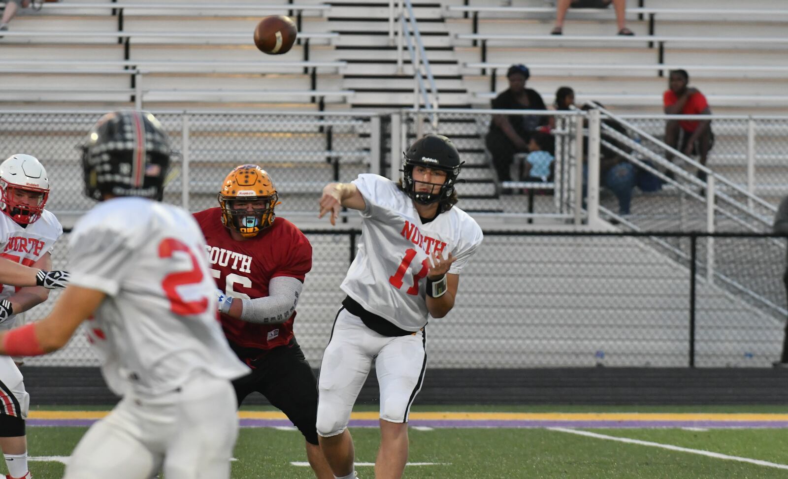 Shawnee's Drew Mitch threw three touchdowns in the North's win. Greg Billing/Contributed