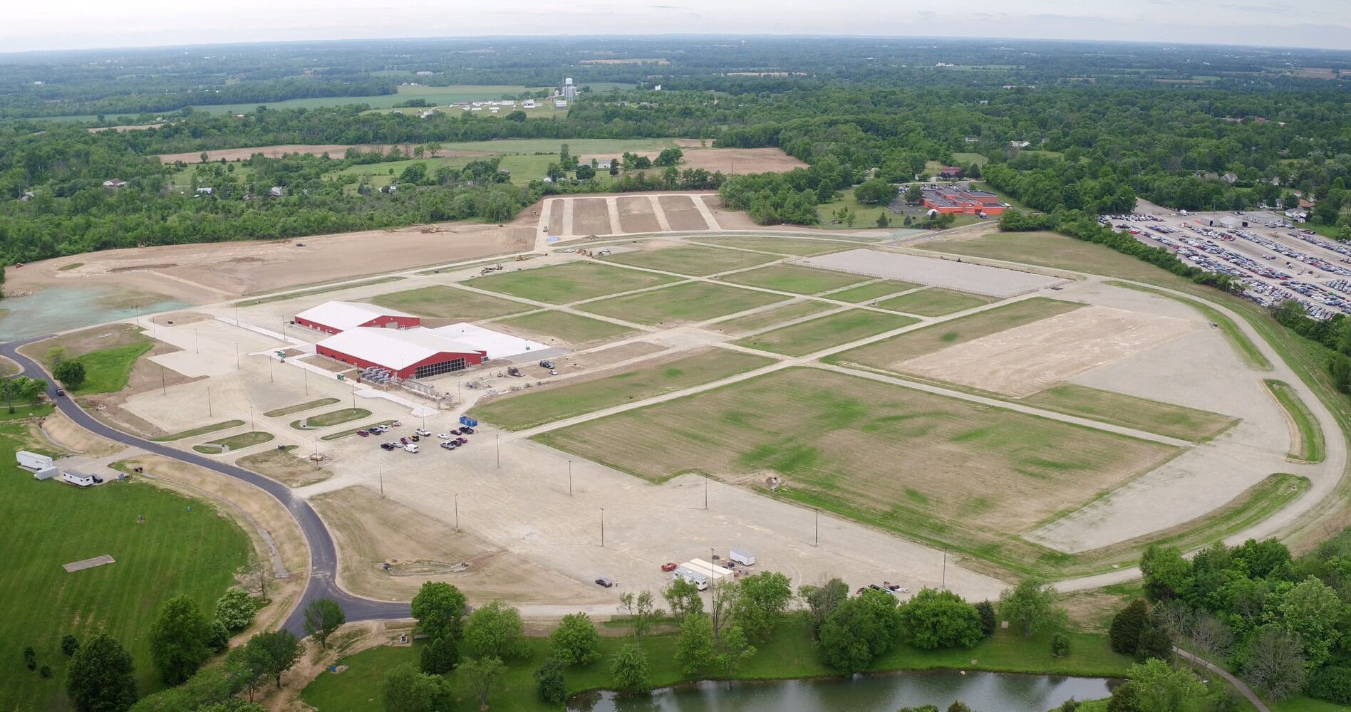 Aerial View: New Montgomery County Fairgrounds