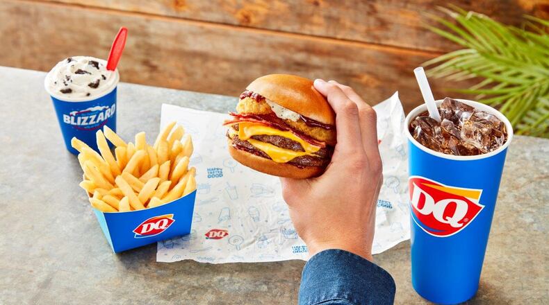 Dairy Queen guests can enjoy $1 off any of the restaurant’s five Signature Stackburgers with the DQ app (DAIRY QUEEN PHOTO).
