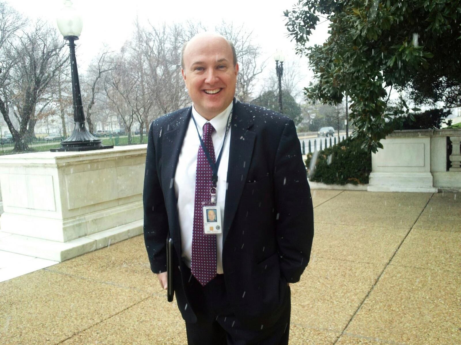This image provided by Paul Sullivan shows U.S. Army veteran Paul Sullivan in Washington in 2014. (Paul Sullivan via AP)