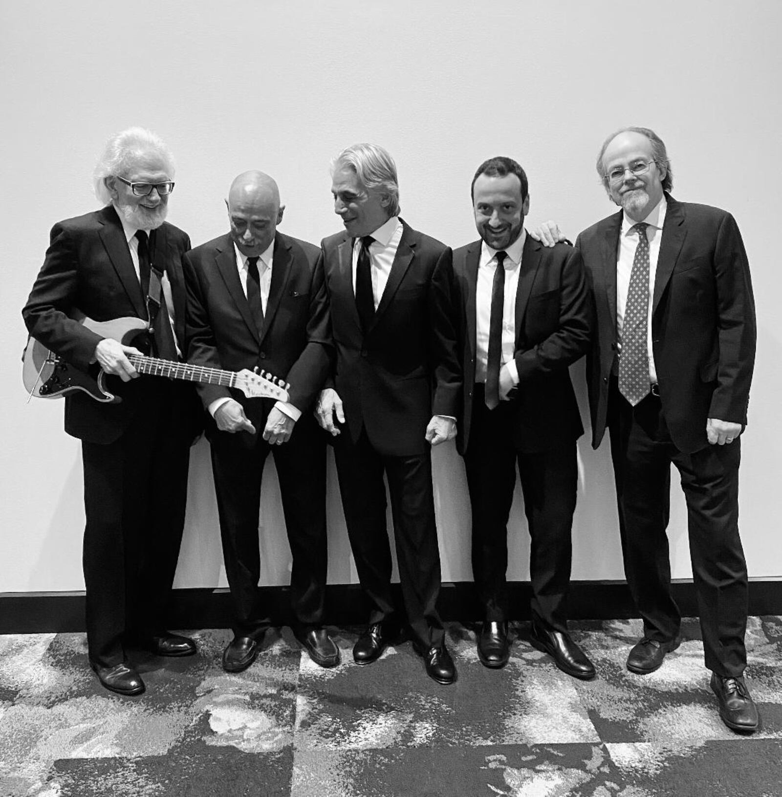 Tony Danza (center) and his four-piece band will perform "Standards and Stories" Oct. 12 at the Arobgast Performing Arts Center in Troy. CONTRIBUTED