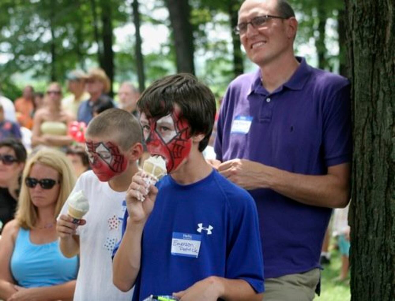 Mike Dewine's ice cream social