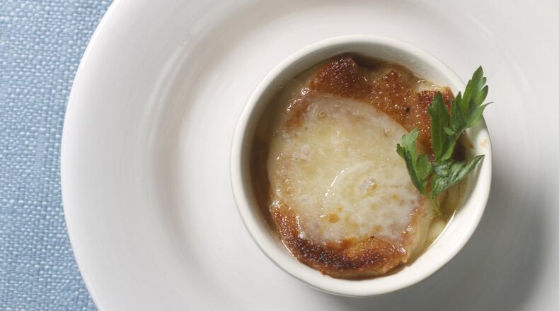Onion Soup with Muenster Cheese (Jarrad Henderson/Detroit Free Press/TNS)