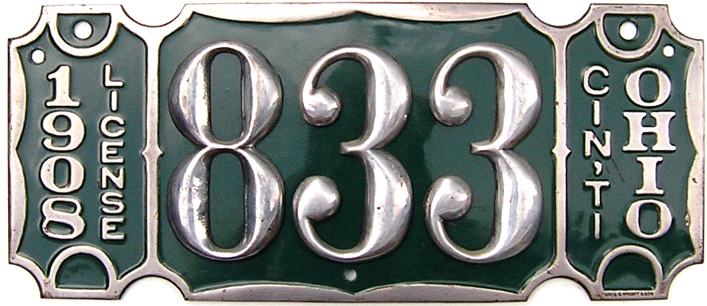 Ohio vintage license plates
