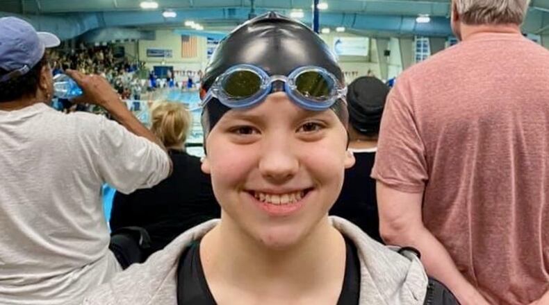 Audrey Conley, Waynesville swimming