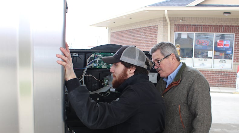 Audior Keith and Inspector Eddie Gehres