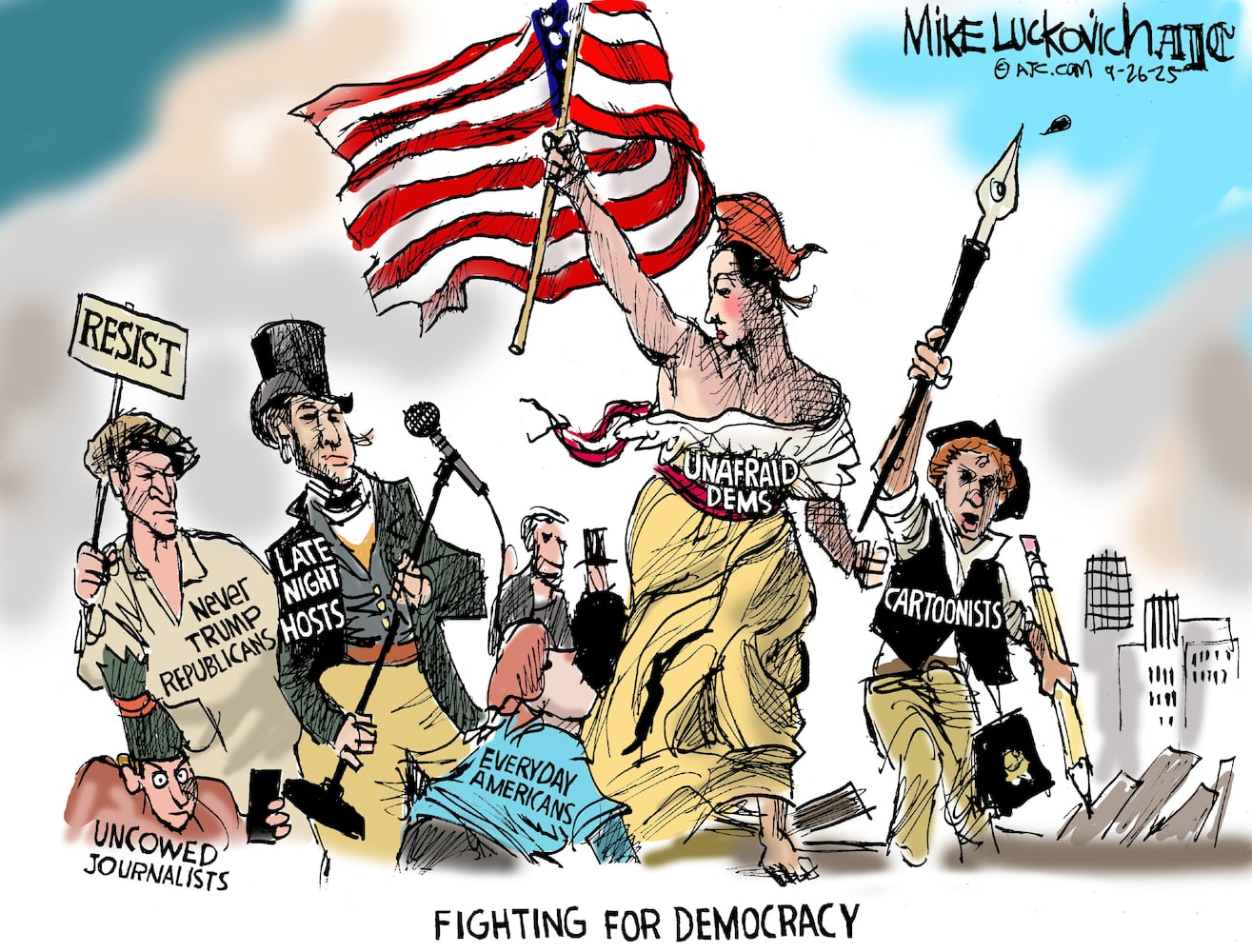 CARTOONS: Mike Luckovich, Oct. 1, 2025