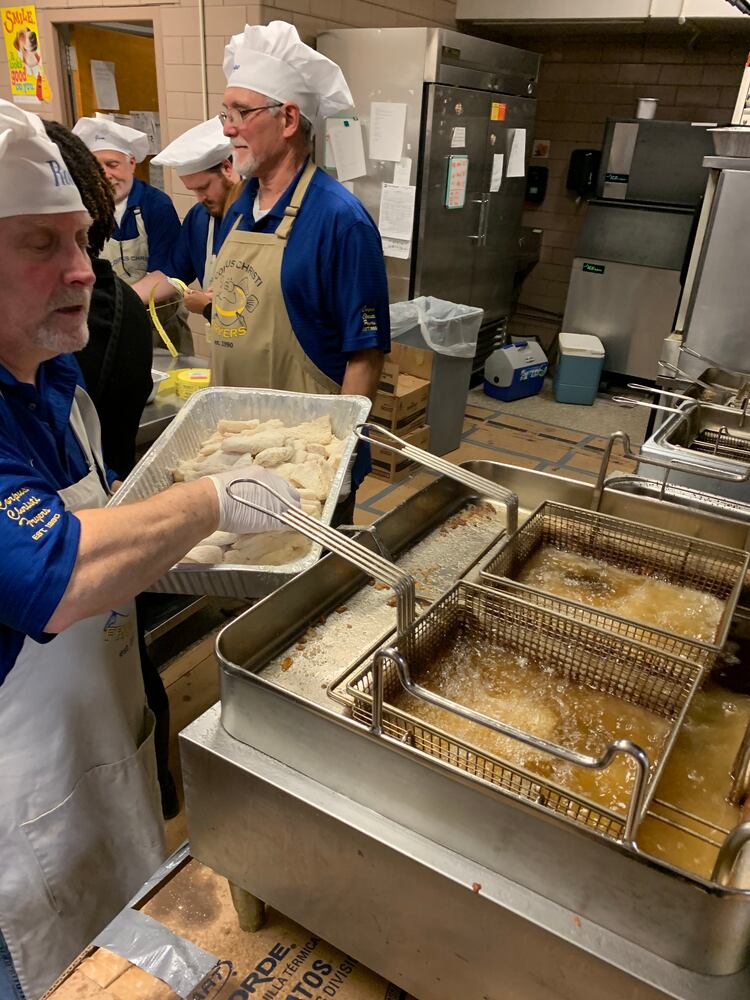 PHOTOS: Behind the scenes at one of Dayton’s most popular fish fry events