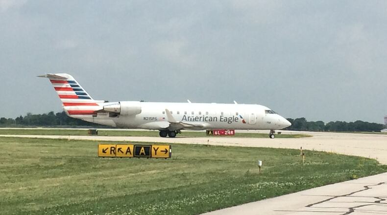 The Dayton Airport saw small growth month-over-month, but it’s not as much as others have seen during the busiest summer travel season yet. STAFF PHOTO / HOLLY SHIVELY