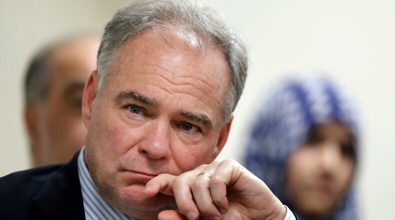 Sen. Tim Kaine, D-Va., reportedly is a top contender to be Democratic presidential candidate Hillary Clinton's running mate. (AP Photo/Manuel Balce Ceneta)