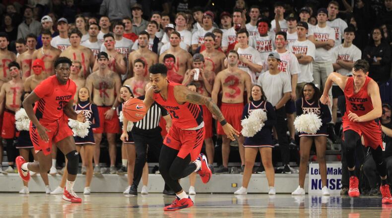 Dayton against Richmond on Saturday, Jan. 25, 2020, at the Robins Center in Richmond, Va.