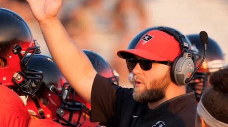 Derek Hawk was the West Carrollton High School head football coach for the 2017-18 seasons. CONTRIBUTED PHOTO