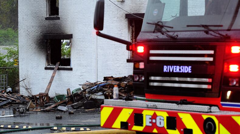 Riverside Fire Department was dispatched just before 6:30 a.m. Friday, April 12, 2024 to the 4400 block of Linden Avenue on reports of a house fire. MARSHALL GORBY\STAFF