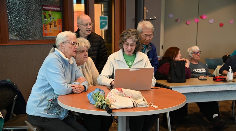 Golden Hour program participants can learn about technology and get computer tips. CONTRIBUTED