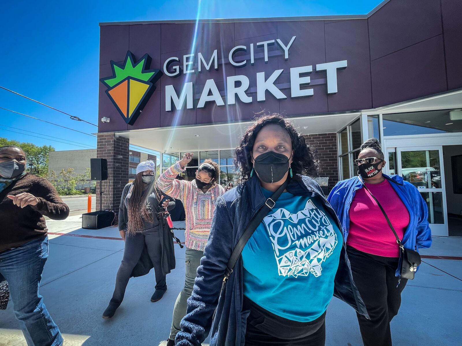 More than 175 people applauded when the Gem City Market opened for business on Wednesday, a sign that it’s more than just a grocery store ― it’s a community-led movement, an oasis in the middle of a major food desert and a major investment in an area that has been underserved. JIM NOELKER/STAFF