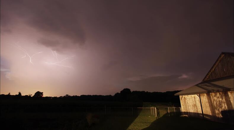 Spring Thunderstorm Time Lapse
