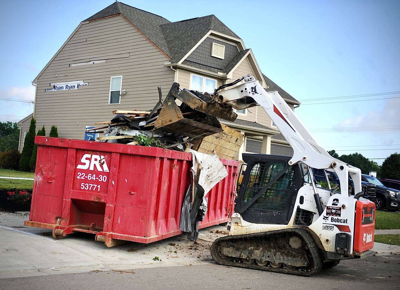 Storm damage after tornadoes