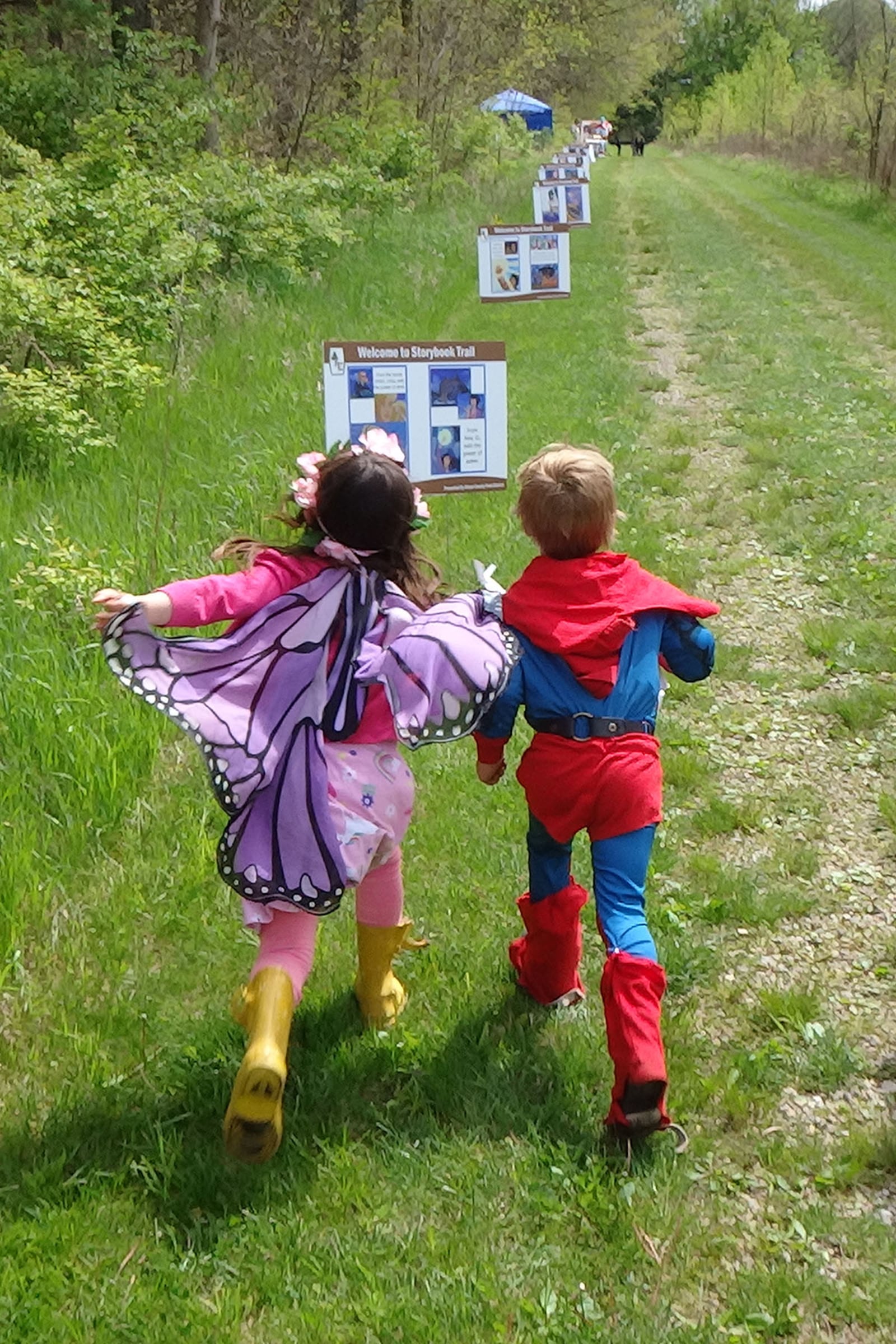 The Storybook Trails promote literacy as well as a love of the great outdoors. CONTRIBUTED