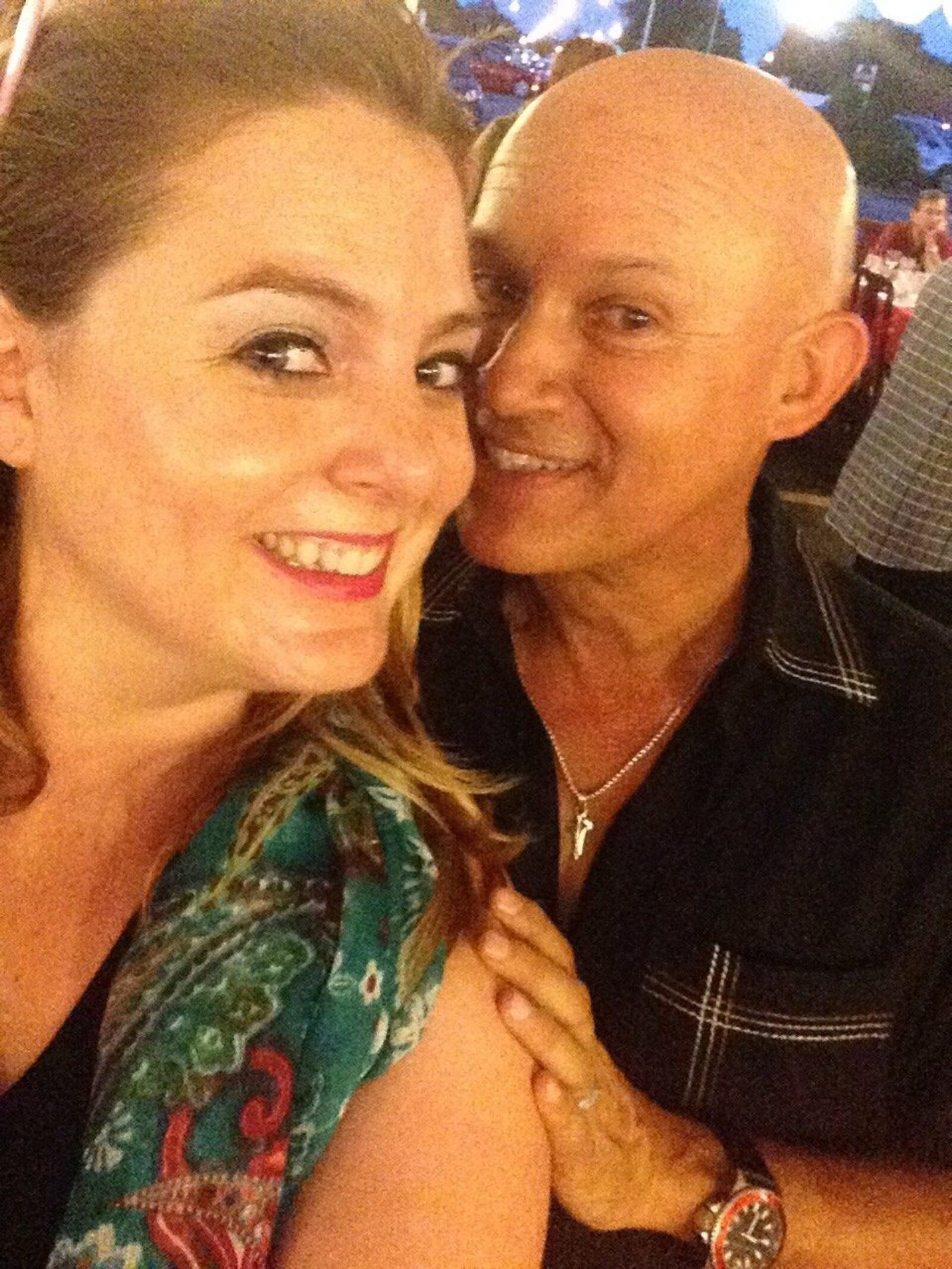 Daytonian of the Week Rachel Jansen.  She is pictured with El Meson co-owner Bill Castro.