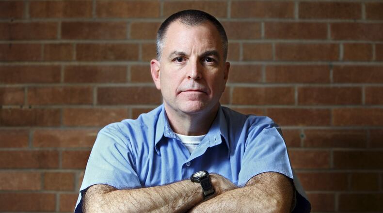 Tom Noe, a former Republican fundraiser convicted of stealing from an Ohio investment fund, poses for a photo at the Hocking Correctional Facility in Nelsonville, Ohio, Feb. 22, 2010. (AP Photo/Columbus Dispatch, Shari Lewis)