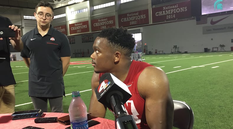 Master Teague III was a third-team All-Big Ten running back last season for Ohio State.