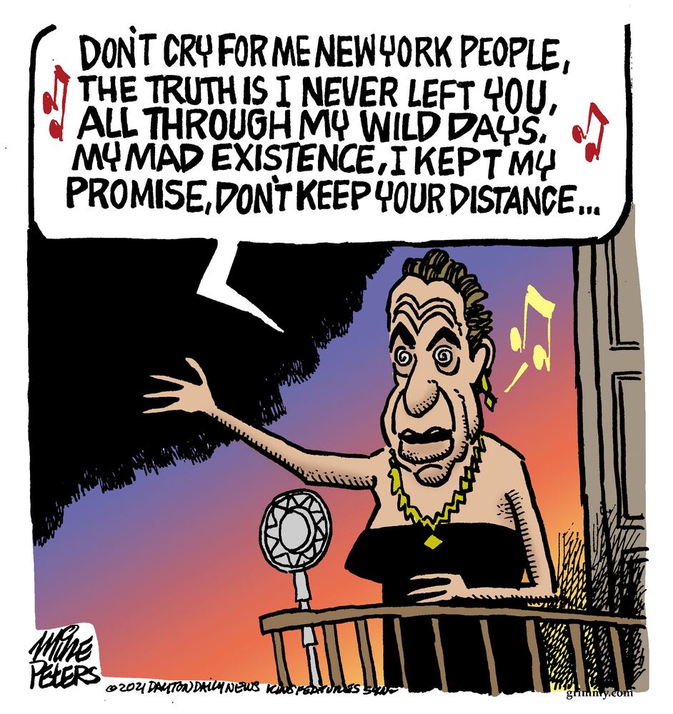 Week in cartoons: Cuomo resigns, infrastructure bill and more