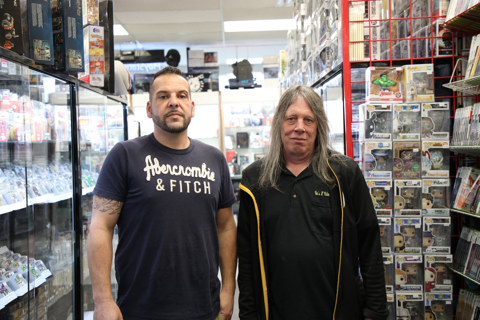 Co-owners of Vacuums and Video Games, Jaffa Ali (left) and Rob Gray. BRANDON BERRY/CONTRIBUTED