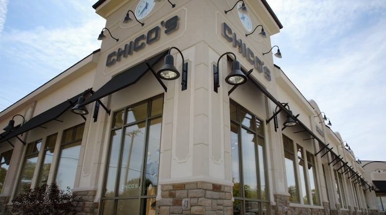 Chico’s has a store in the shopping district of Oakwood along Far Hills Ave. Photo by Skip Peterson