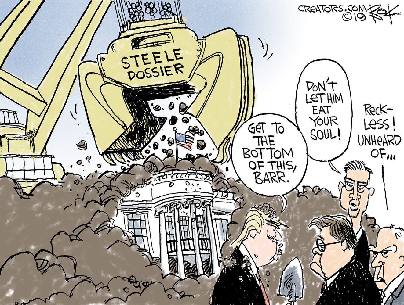 Week in cartoons: Mueller speaks and more