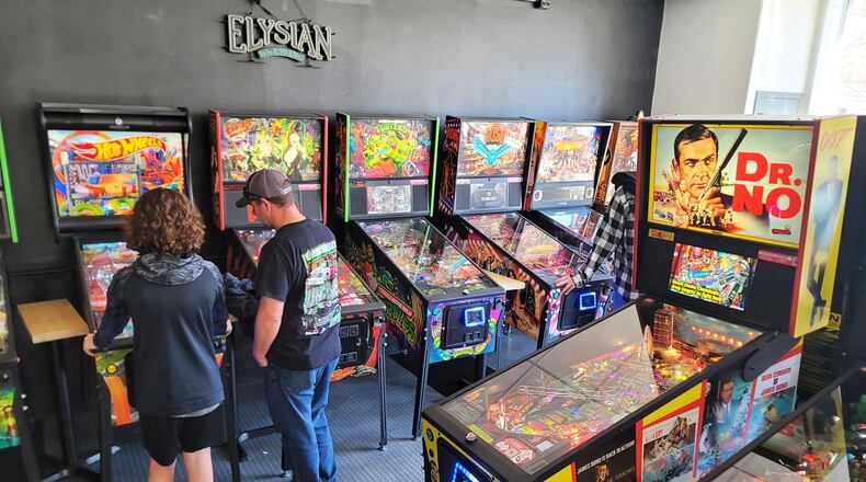 Pinball Garage hosted a cruise-in Saturday, Feb. 3, 2024 in Hamilton. Visitors gathered to show off their supercars, classics, lowriders, tuner cars and more during the event. NICK GRAHAM/STAFF