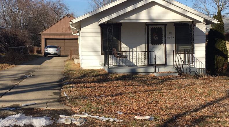 Riverside Police are investigating the death of a female infant the agency found buried in a yard at a home on the 4500 block of Richland Avenue. MIKE CAMPBELL/STAFF