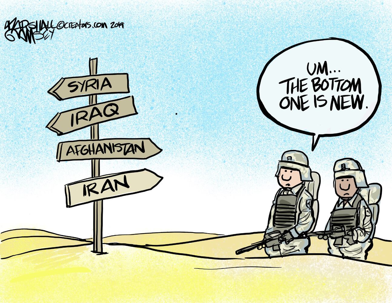 Week in cartoons: Iran tensions, climate change and more