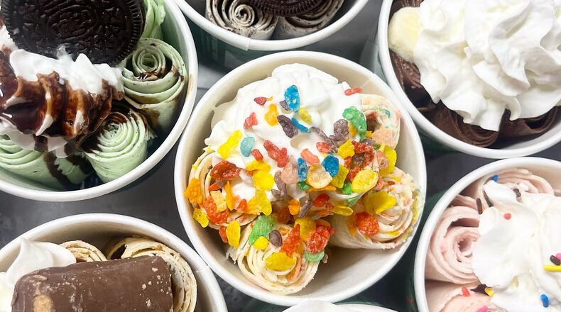 I Heart Ice Cream, a Thai-inspired rolled ice cream business, is opening a brick-and-mortar location in Dayton’s Wright Dunbar District (FACEBOOK PHOTO).