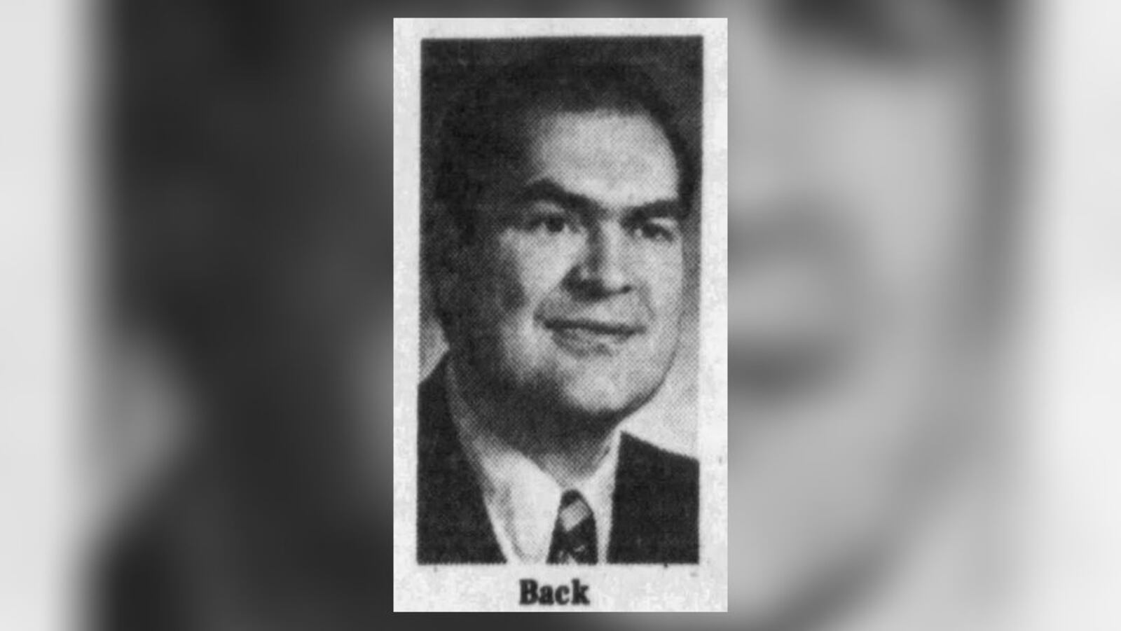 John "Warren" Back, Dayton hockey legend. DAYTON DAILY NEWS ARCHIVE MAY 21, 1980.