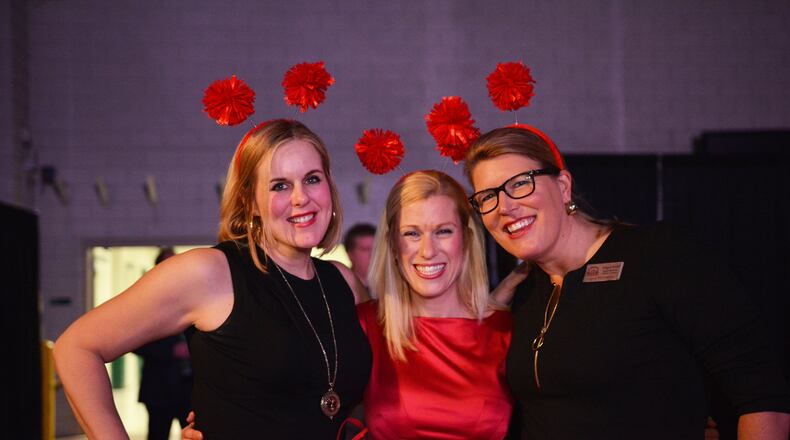 A Special Wish raffle ticket volunteers during 2017’s Dayton’s Dancing With the Stars Valentines Dance. SAM MCCONNELL/CONTRIBUTED