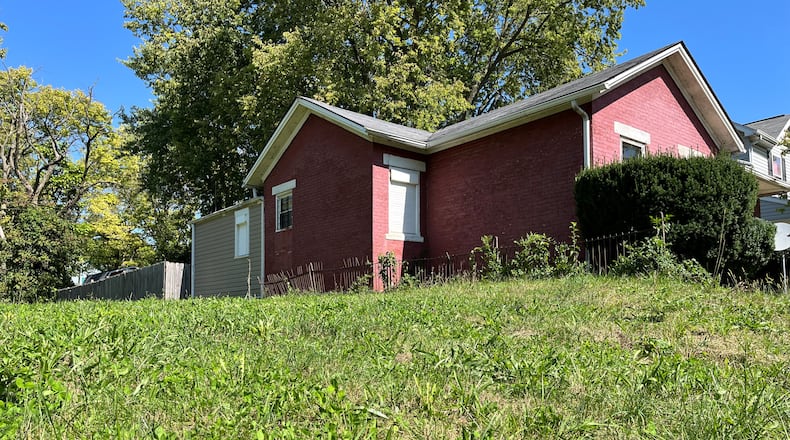 Vacant property on the 1500 block of West Second Street that the city of Dayton is considering selling to County Corp. CORNELIUS FROLIK / STAFF