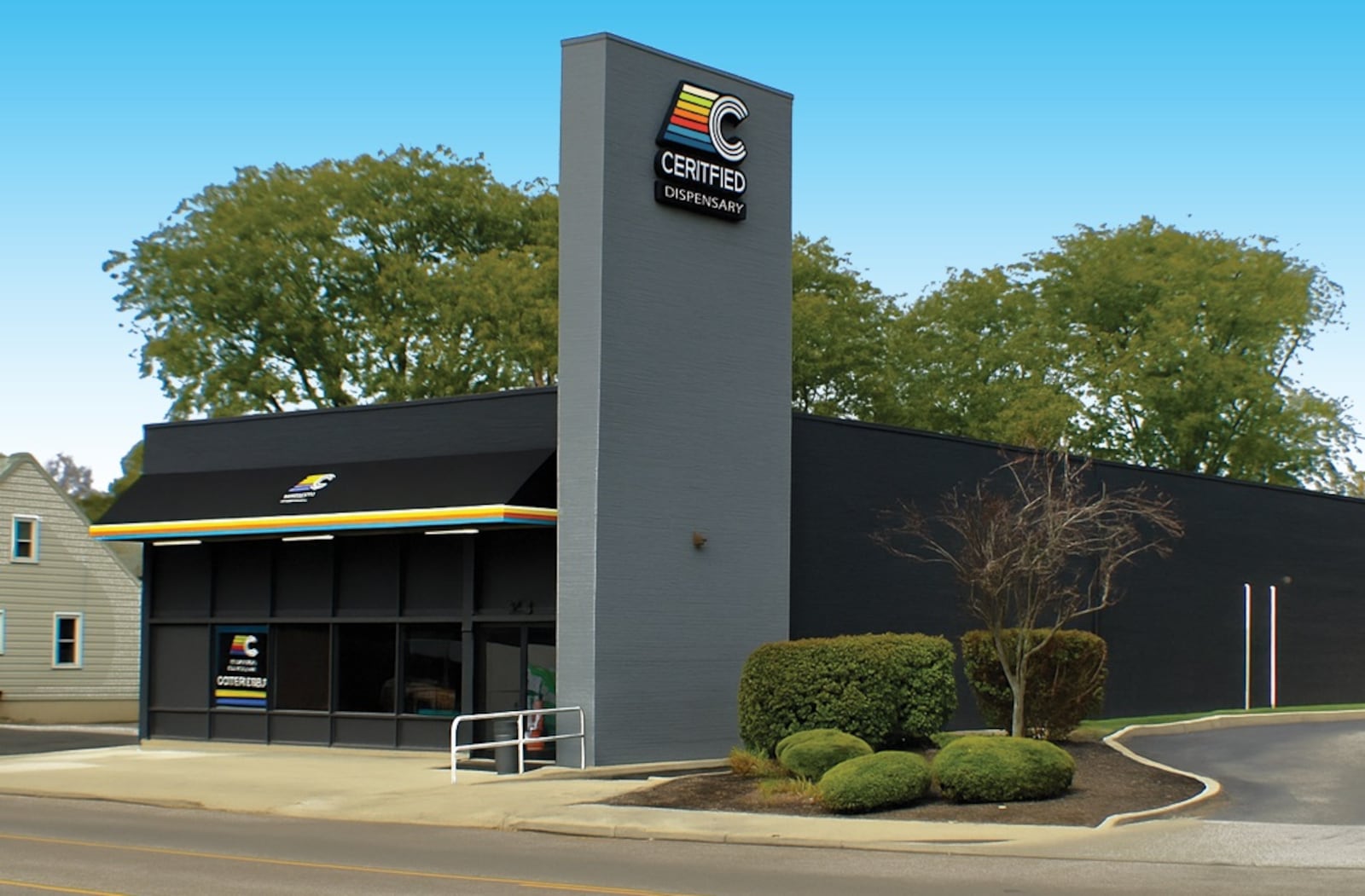 A digital rendering of a Certified Cultivators' retail location. Certified wants to open its newest location near the Dayton Mall. CONTRIBUTED