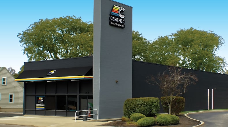 A digital rendering of a Certified Cultivators retail location. Certified wants to open its newest location near the Dayton Mall. CONTRIBUTED