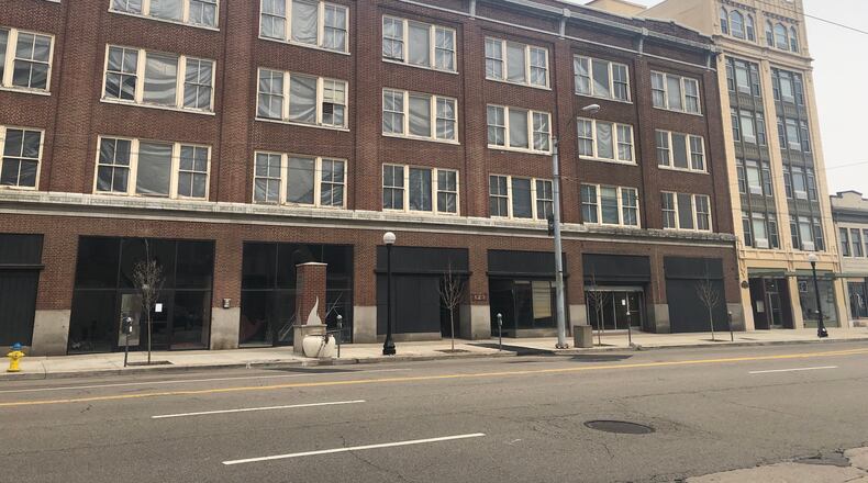 The Huffman Block building on the 100 block of East Third Street. CORNELIUS FROLIK / STAFF