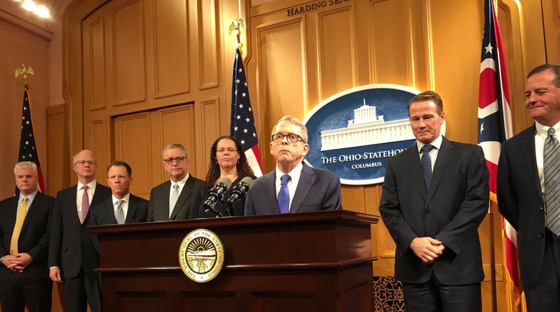 Governor-elect Mike DeWine named eight people to key posts in his administration.