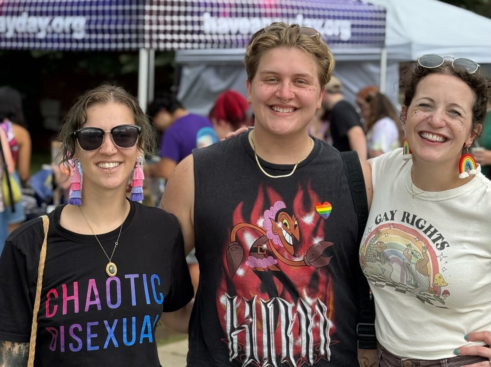 From left: Mady DeVivo, Sawyer Federinko, Ali McGrath CONTRIBUTED / Mary Bruner