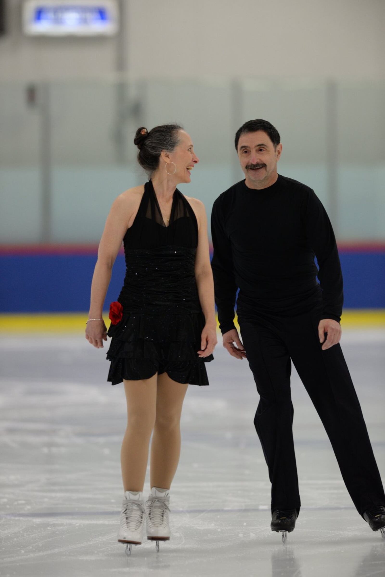 Cindi Sonntag of Beavercreek and partner Leo Kaplun, originally from Russia, medaled in pairs and ice dancing at the 2016 nationals in Michigan. CONTRIBUTED