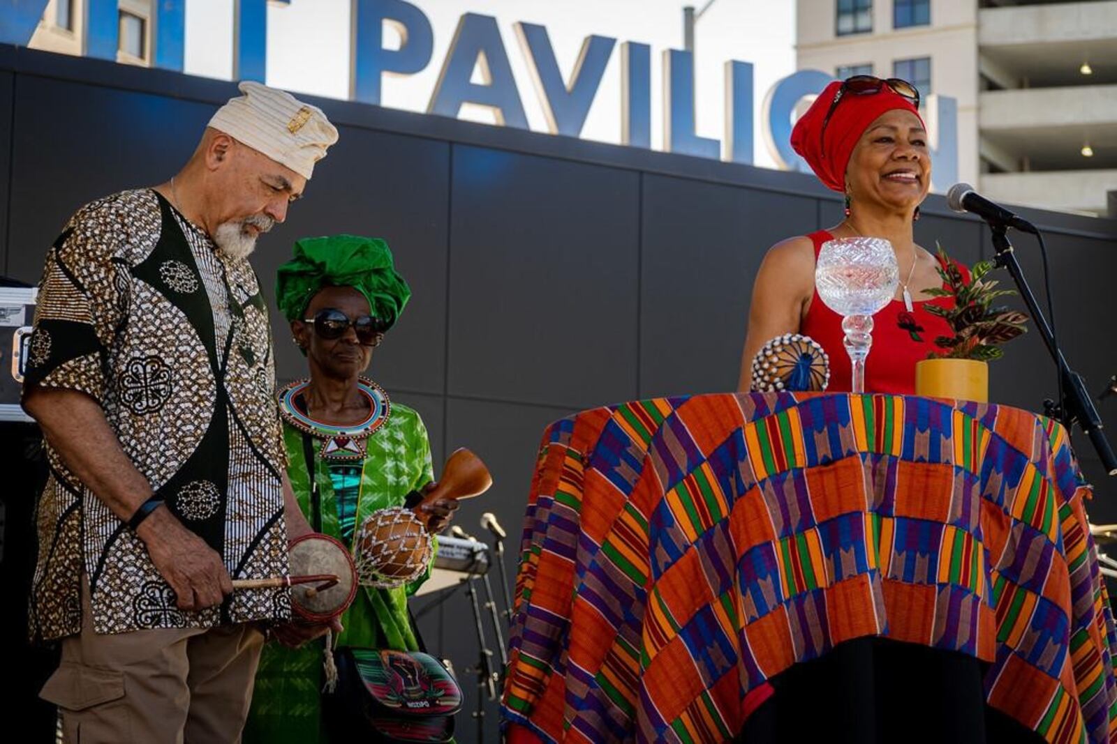 The Levitt Pavilion Juneteenth celebration includes a commemoration service. PHOTO COURTESY OF SIERRA LEONE