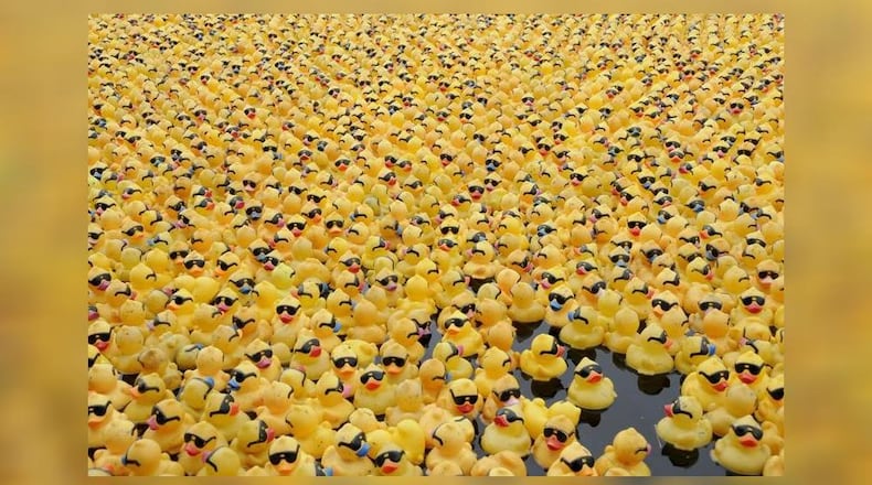 The URS Rubber Duck Regatta, a rubber ducky race benefiting children and adults with disabilities, will be taking place virtually at the Dixie Twin Drive-In on Friday, Sept. 18. CONTRIBUTED PHOTO